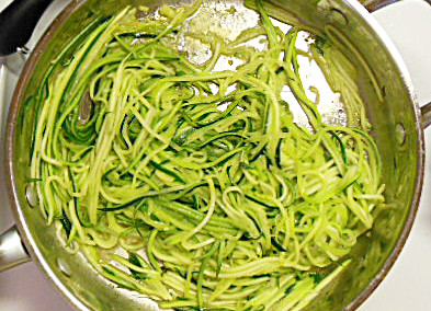 Garlic Buttered Zucchini Noodles