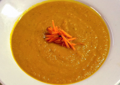 Spiced Carrot and Turnip Puree Soup