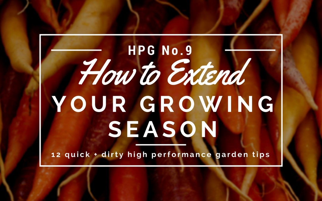 How to Extend Your Growing Season