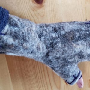 felted texting gloves