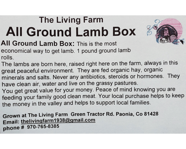 All Ground Lamb